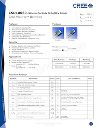 CSD10060G Datasheet Cover