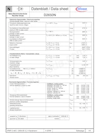 D2650N24TVFXPSA1 Datasheet Cover