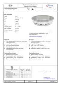 D931SH65TXPSA1 Datenblatt Cover