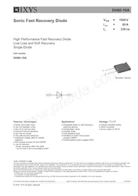 DH60-16A Datasheet Cover