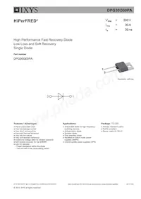 DPG30I300PA Datasheet Copertura