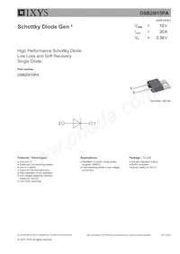 DSB20I15PA Datasheet Cover