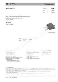 DSEP29-06AS-TUB Datenblatt Cover