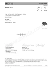 DSEP6-06BS-TRL Datasheet Cover
