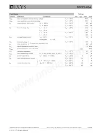 DSEP8-06A Datasheet Page 2