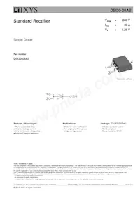 DSI30-08AS-TUB Datasheet Cover