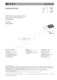 DSS17-06CR Datasheet Cover