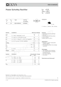 DSS6-0045AS-TRL Datasheet Copertura