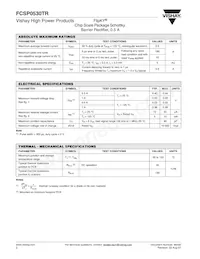 FCSP0530TR Datasheet Page 2