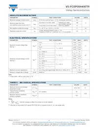 FCSP05H40ETR Datasheet Page 2