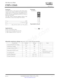 FMN-1206S Datasheet Copertura