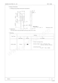FMY-1036S Datasheet Pagina 5