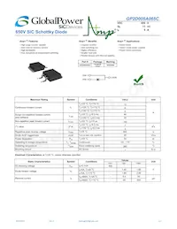 GP2D005A065C Datasheet Cover