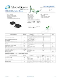 GP2D010A065C Datasheet Cover