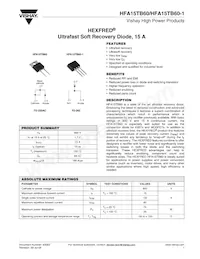 HFA15TB60-1 Datasheet Cover