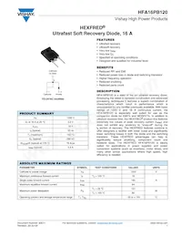 HFA16PB120 Datasheet Cover