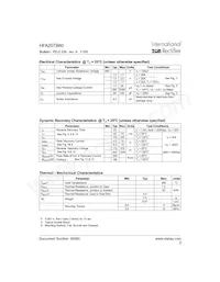 HFA25TB60 Datasheet Page 2
