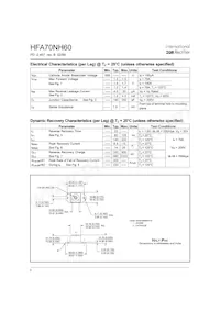 HFA70NH60 Datasheet Page 2