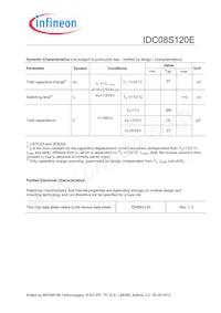 IDC08S120EX1SA3 Datasheet Page 3