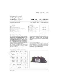 IRKJ71/16A數據表 封面