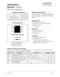 LXA03D530-TL Datasheet Copertura