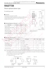 MA2772800L Datasheet Copertura