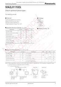 MA2J1110GL Datasheet Cover