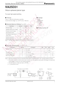 MA2SD3100L Datasheet Cover