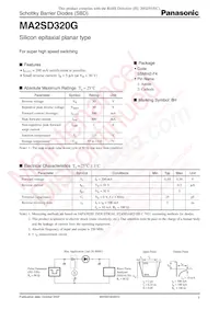 MA2SD320GL Datasheet Copertura