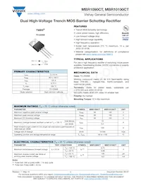 MBR1090CT-M3/4W Datasheet Cover