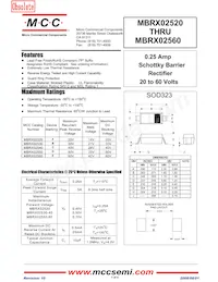 MBRX02560-TP Datasheet Cover