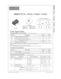 MMBD1705 Datasheet Cover
