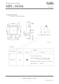 MPL-1036S Datasheet Page 3