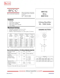 MR758-BP Datasheet Cover