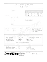 MS110E3/TR8 Datasheet Cover