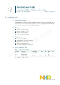 PMEG2010AEK Datasheet Copertura