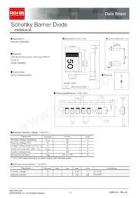 RB050LA-30TR Datasheet Cover
