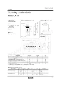 RB051LA-40TR Datenblatt Cover