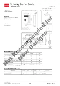 RB060M-40DDTR Datasheet Cover