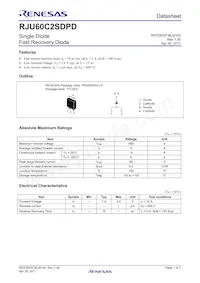 RJU60C2SDPD-E0#J2 Datasheet Copertura