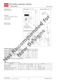 RSX101M-30TFTR Datenblatt Cover