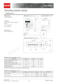RSX301LA-30TR Datasheet Cover