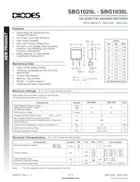 SBG1025L-T Datenblatt Cover