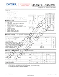 SBG1030L-T-F Datasheet Cover