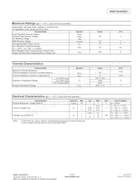 SBR10U45SD1-T Datasheet Page 2