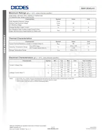 SBR12E45LH1-13 Datasheet Pagina 2