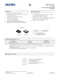SBR15U30SP5-13 Datasheet Cover