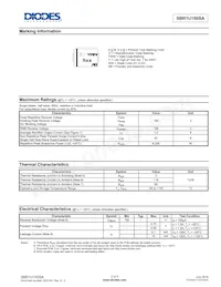 SBR1U150SAQ-13 Datasheet Page 2