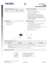 SBR20M45D1-13 Datasheet Cover