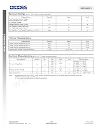 SBR5E60P5-7D數據表 頁面 2